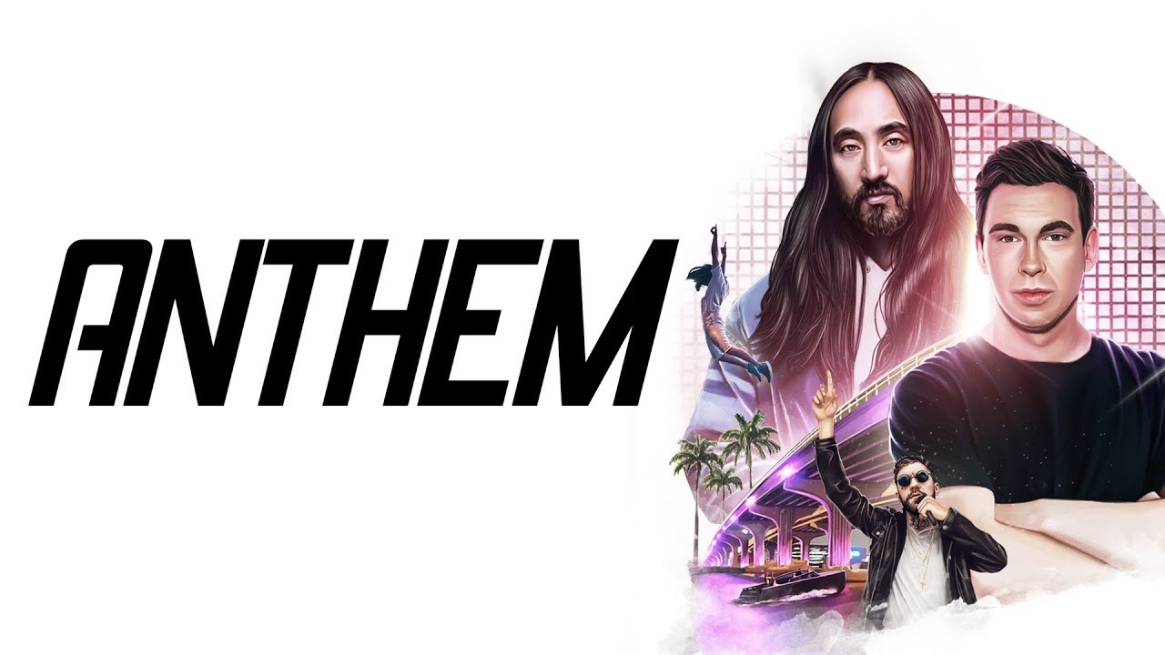Hardwell & Steve Aoki feat. Kris Kiss - Anthem (Visual Lyric Video)