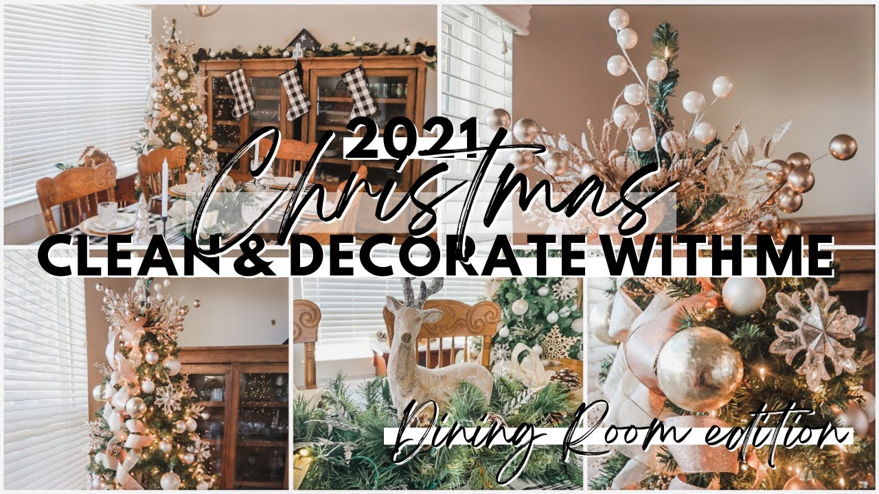 *NEW* CHRISTMAS CLEAN AND DECORATE WITH ME 2021 | DECORATING FOR CHRISTMAS | 2021 CHRISTMAS DECOR