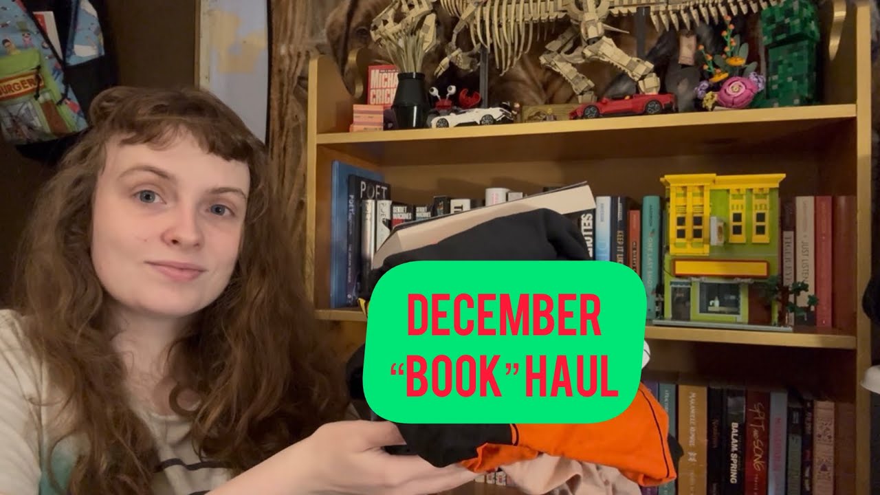 December Book Haul (but it’s mostly things other than books)