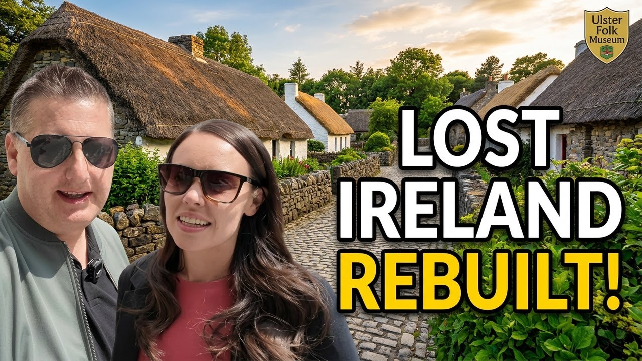 Exploring the Rebuilt Irish Village at Ulster Folk Museum | A Journey Through Olden Days Ireland!