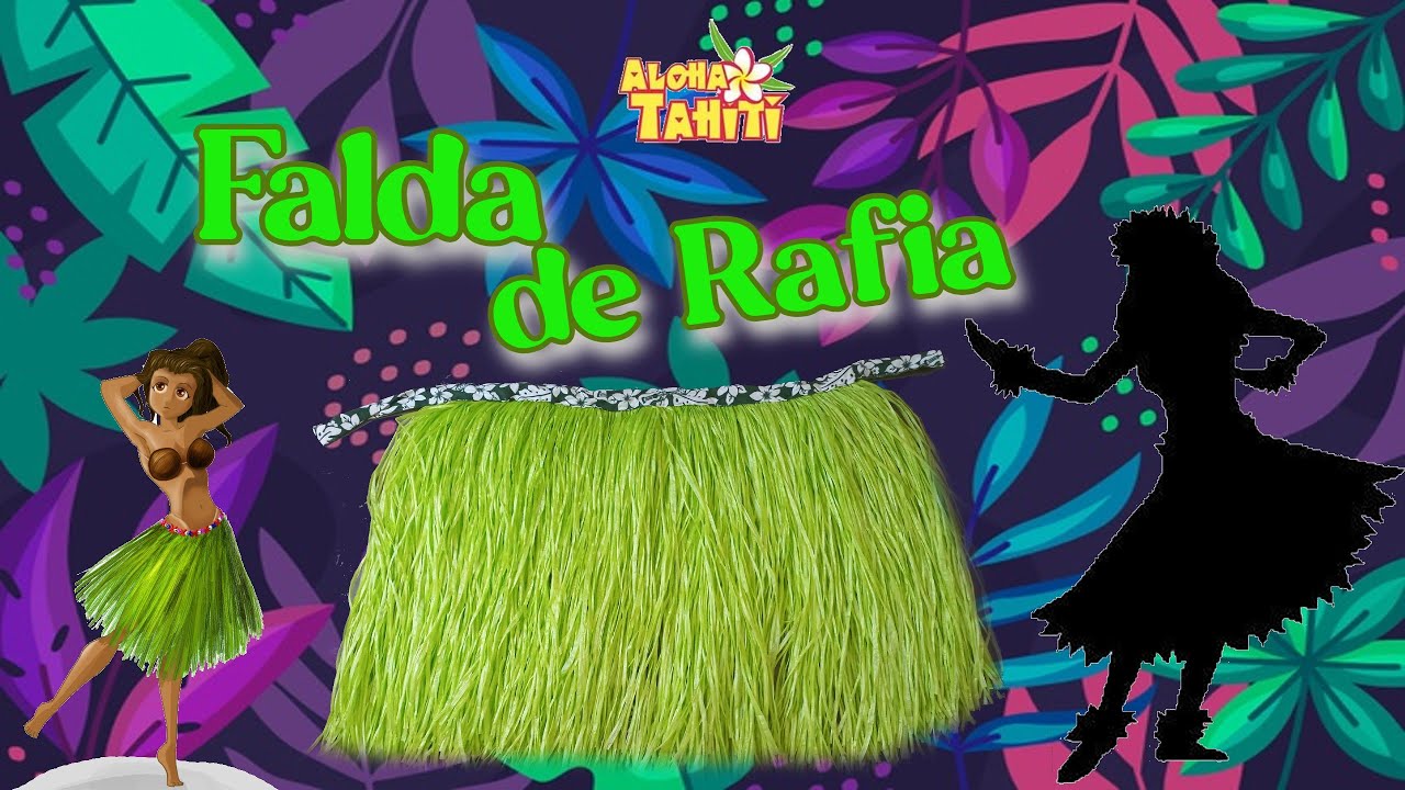 Elaboración de Falda de Rafia Sencilla