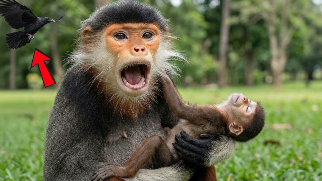WILDLIFE RESCUE MISSION: BABY RED-SHANKED DOUC LANGUR RETURNED TO THE WILD