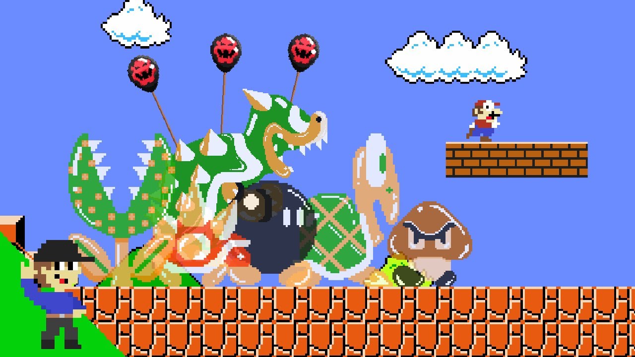 Giant Balloon Enemies would be OP in Super Mario Bros.