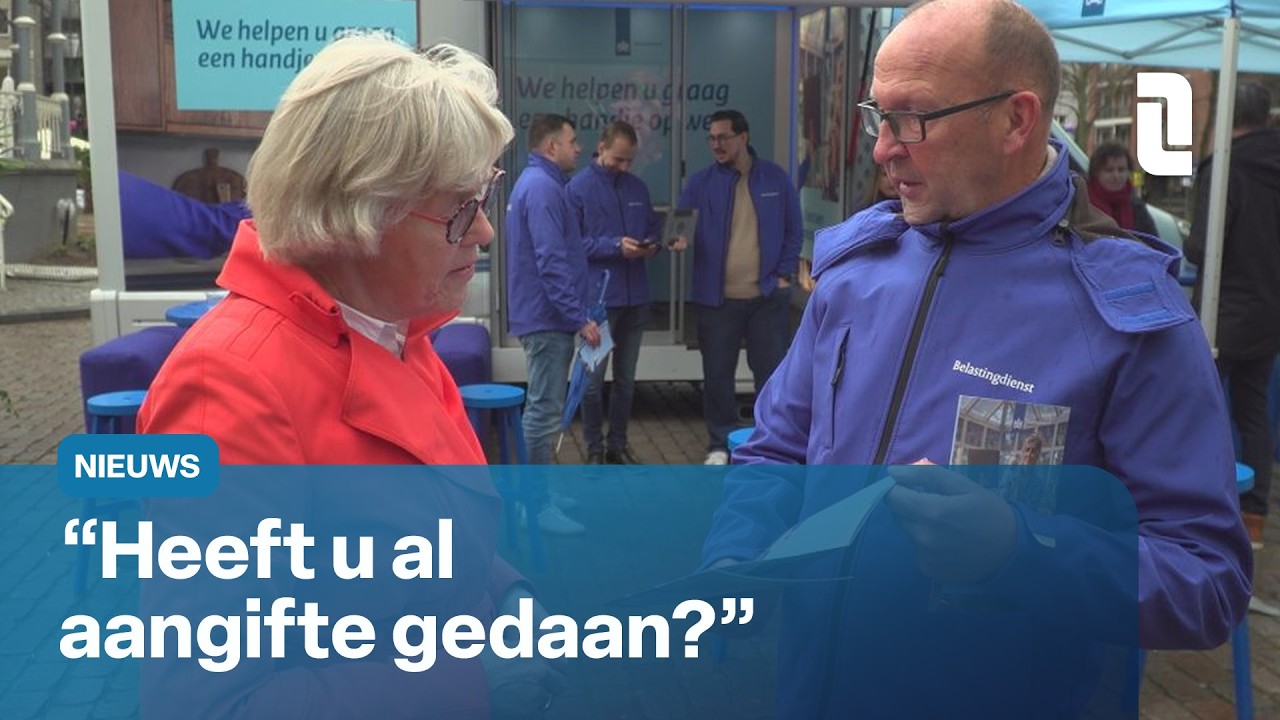 Behalve kaas en vis kun je op deze markt ook hulp bij je belastingaangifte krijgen | L1 Nieuws