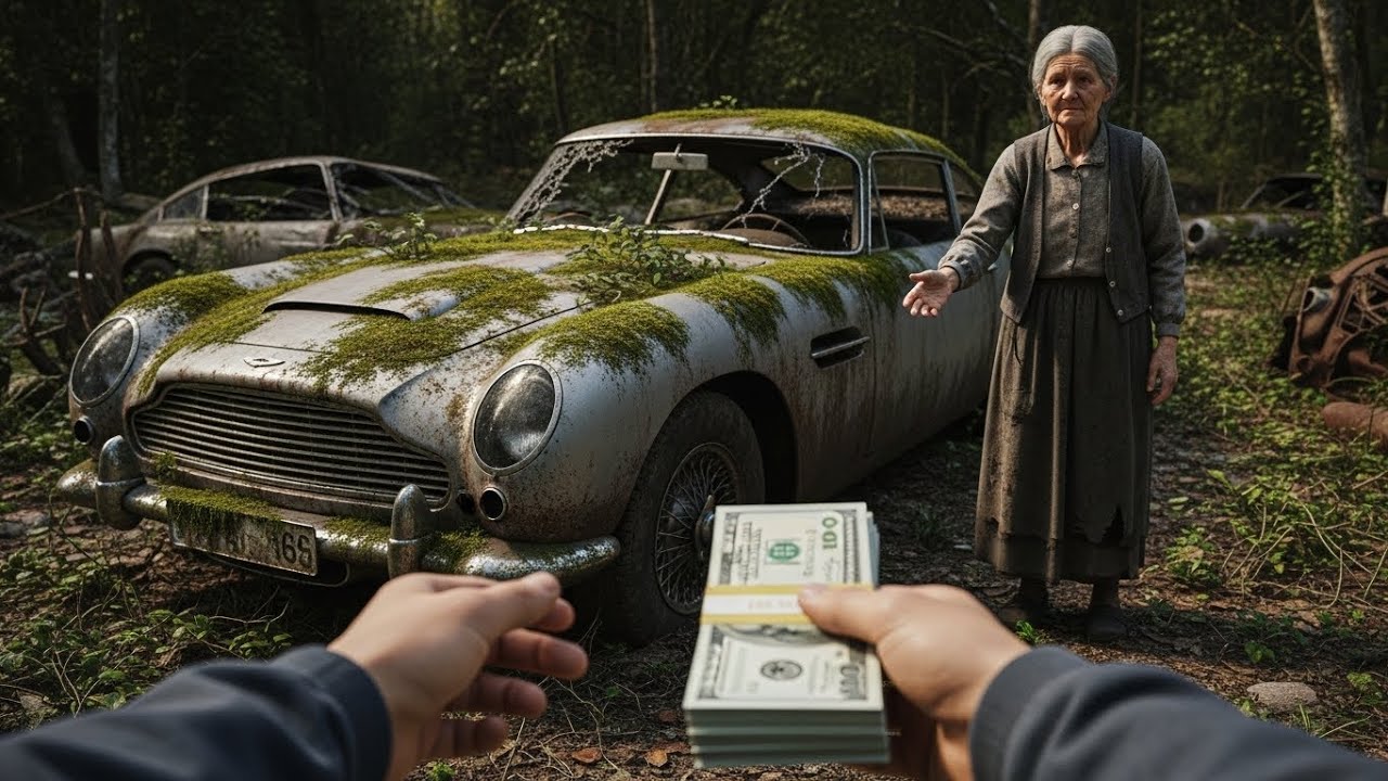 We Found a Forgotten Aston Martin DB5 (mid-1960s), most famously known in Silver Birch.