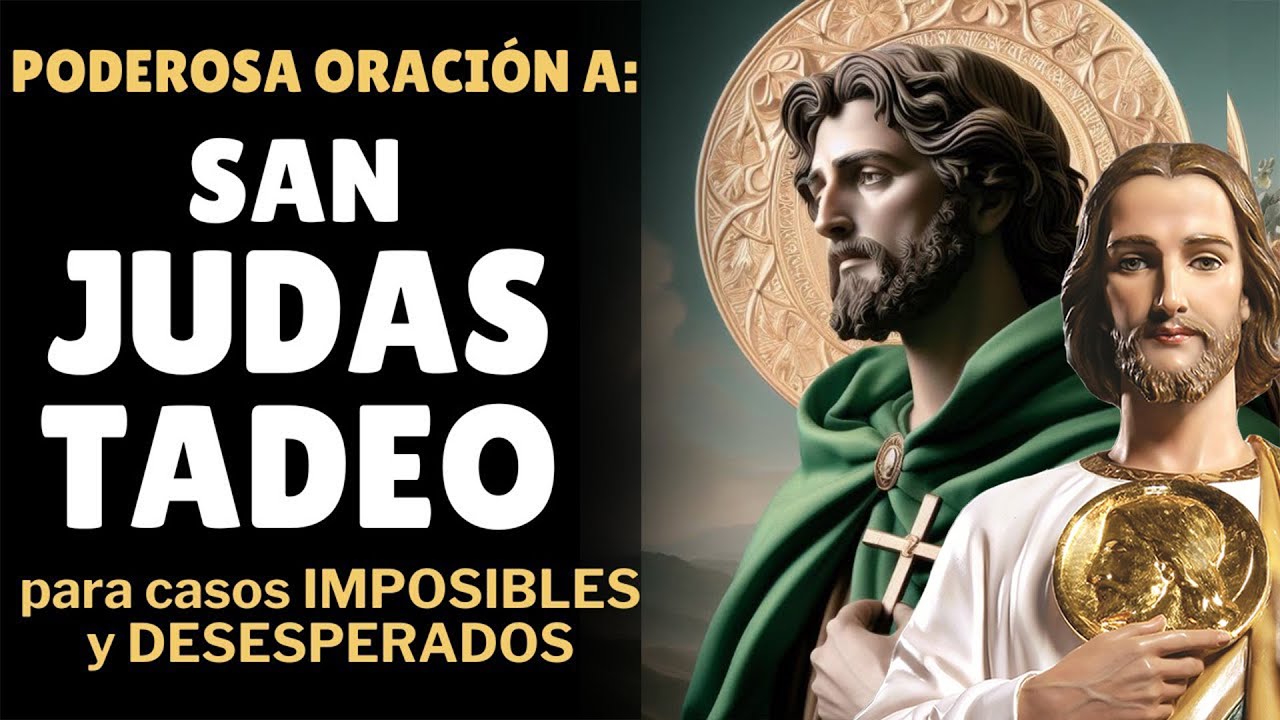 TE SORPRENDERÁS CON ESTA ORACIÓN🙏 PORQUE TE SUCEDERÁ UN MILAGRO HOY! 🕊San Judas Tadeo