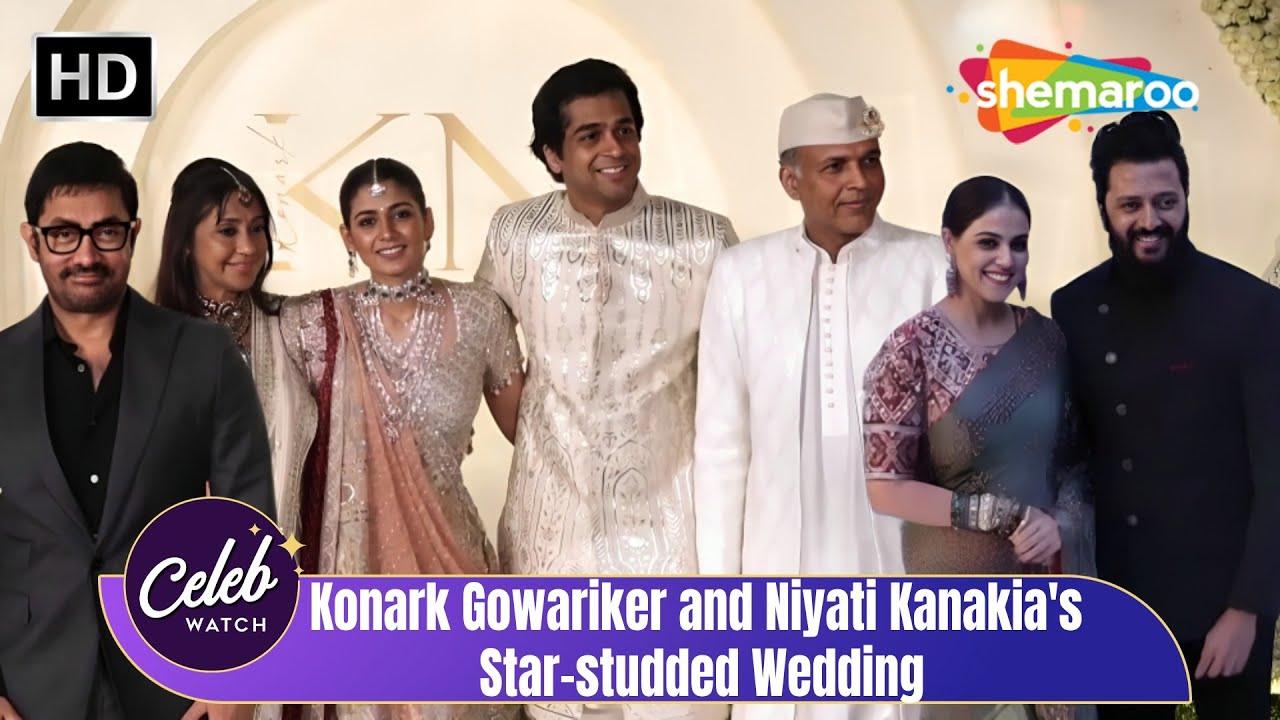Konark Gowariker and Niyati Kanakia's Star-studded Wedding | Genelia Riteish Deshmukh | Aamir Khan