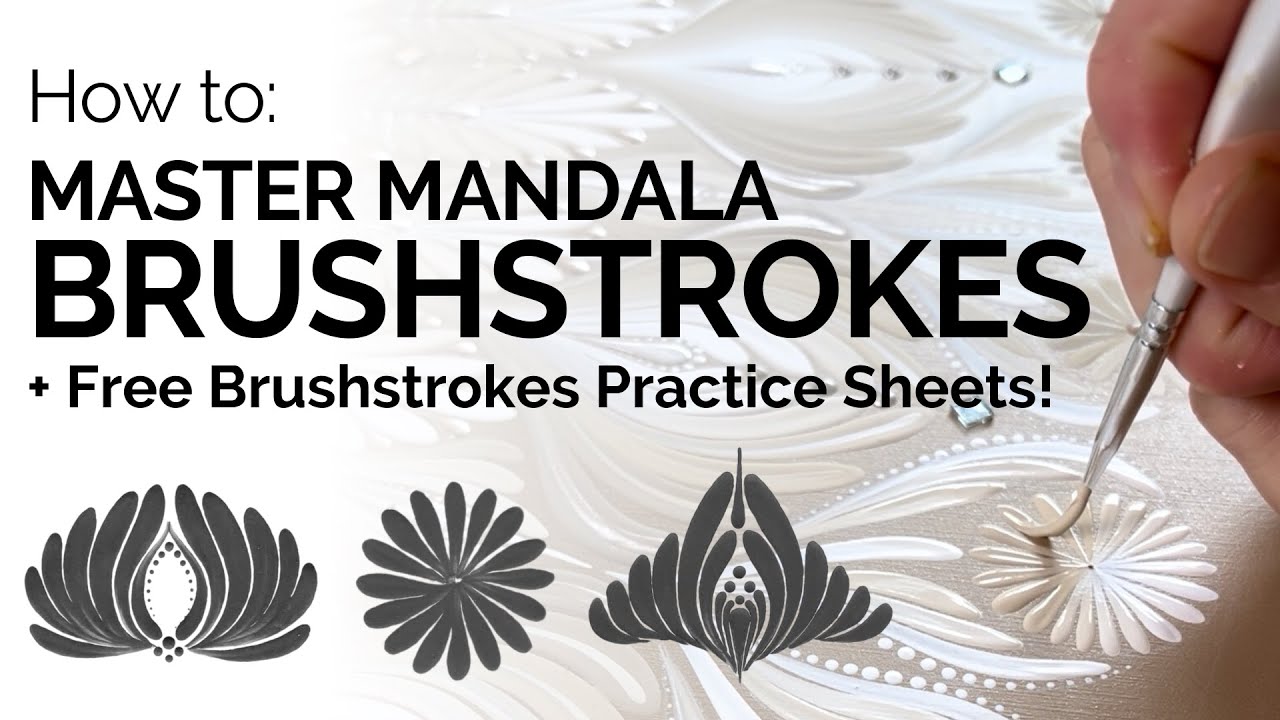Brushstrokes Mastery Masterclass | Learn the Basics of Mandala Brushstrokes with @Love & Dots