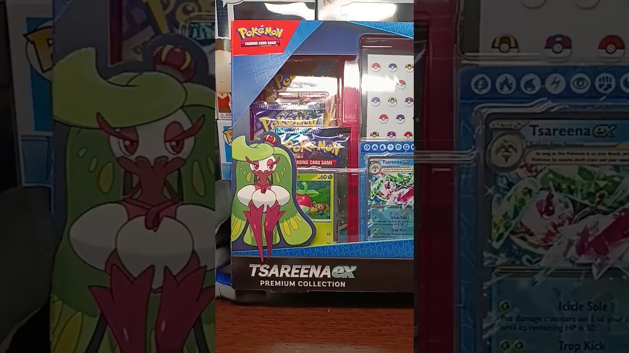POKEMON TSAREENA EX PREMIUM COLLECTION (WALMART BLACK FRIDAY) OPENING PART 1 - PARADOX RIFT PACK 13