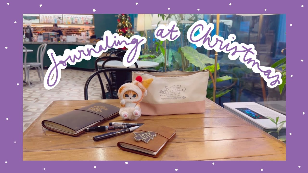 Cafe Journaling at BGC, Christmas at Home, Working on my Nikko Travel Journal | Journaling Vlog