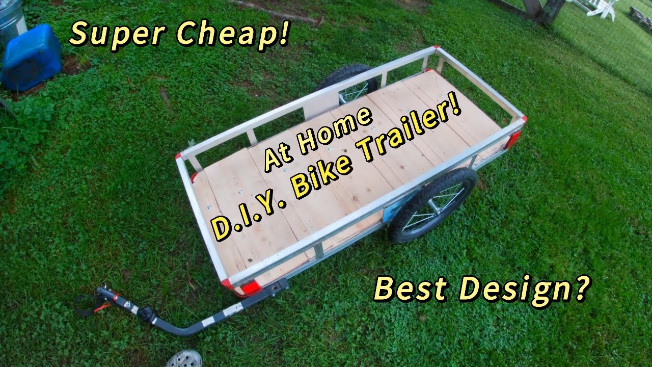 D.I.Y. Cheap Bike Trailer (NO WELDS)