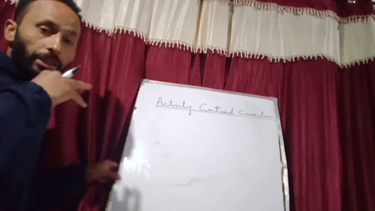 Meaning of activity centred curriculum