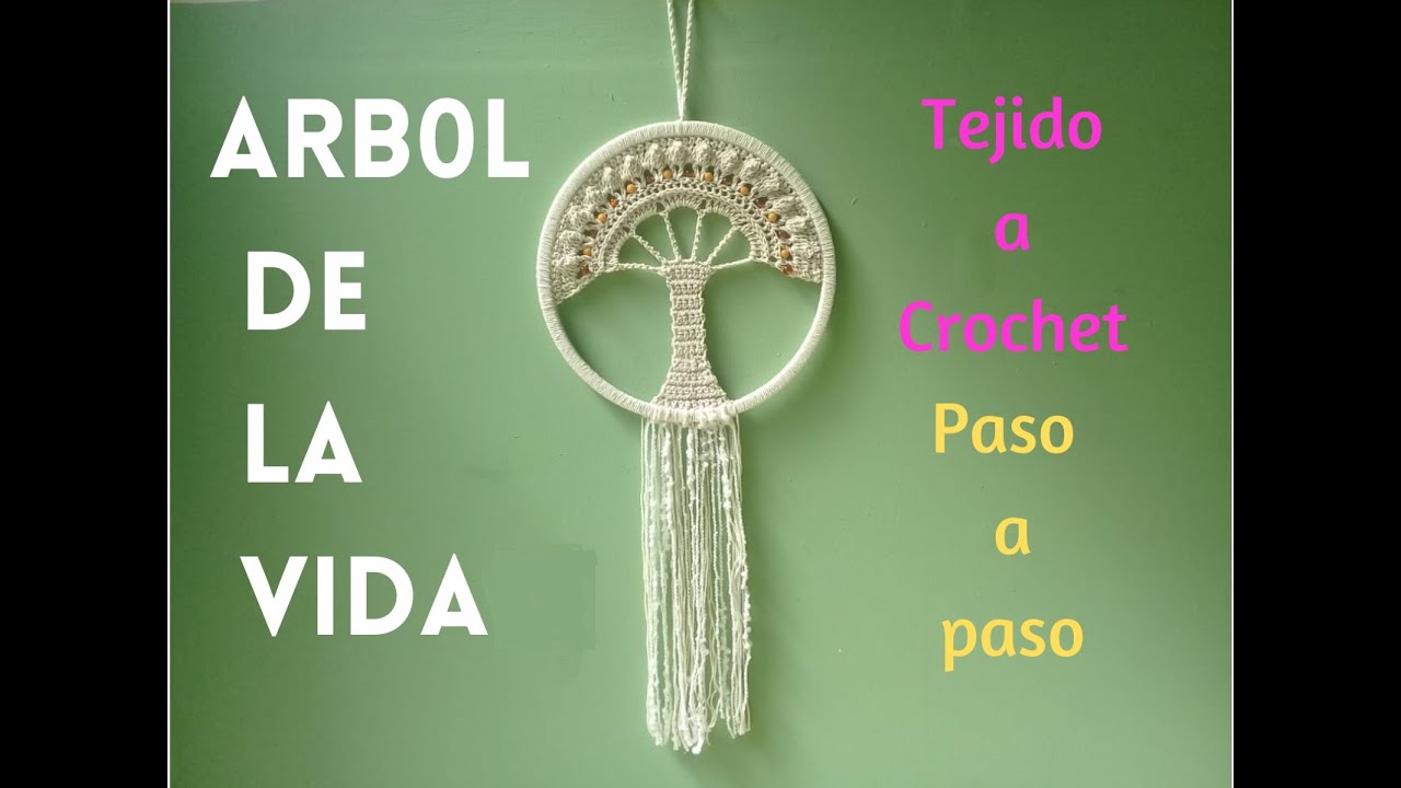 ARBOL DE LA VIDA TEJIDO A CROCHET