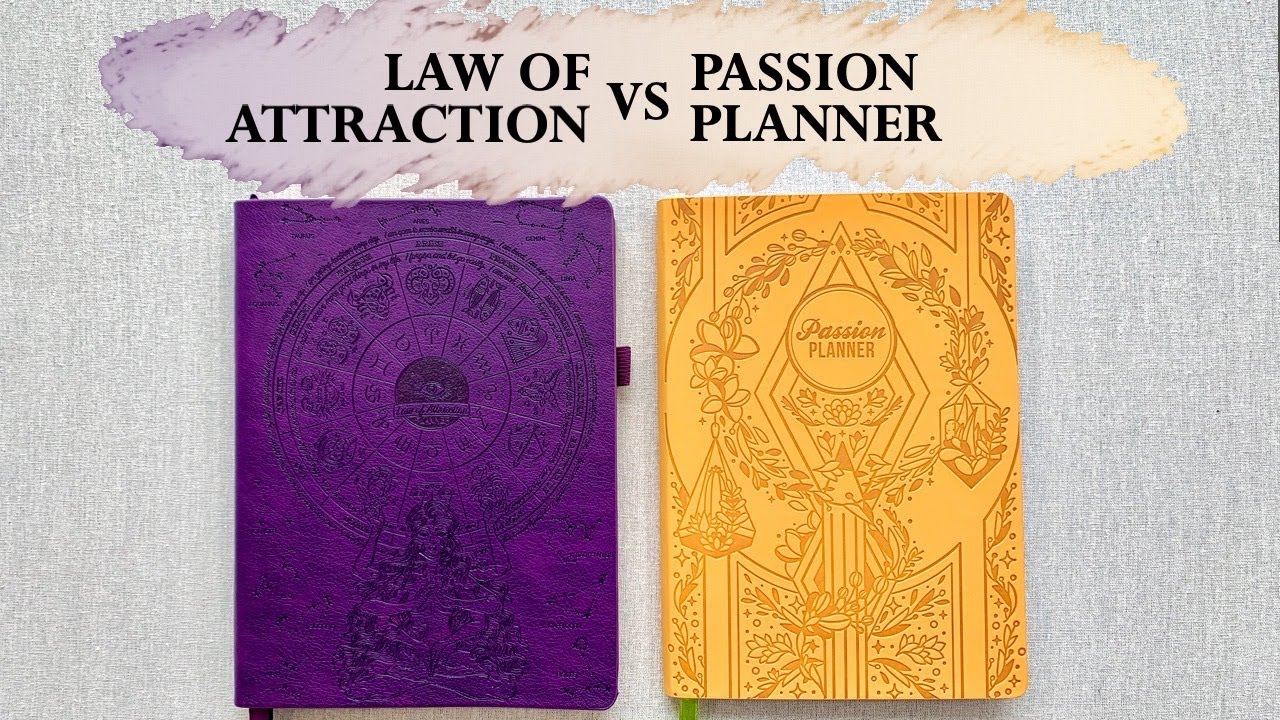 Law of Attraction Planner VS Passion Planner + 15% OFF