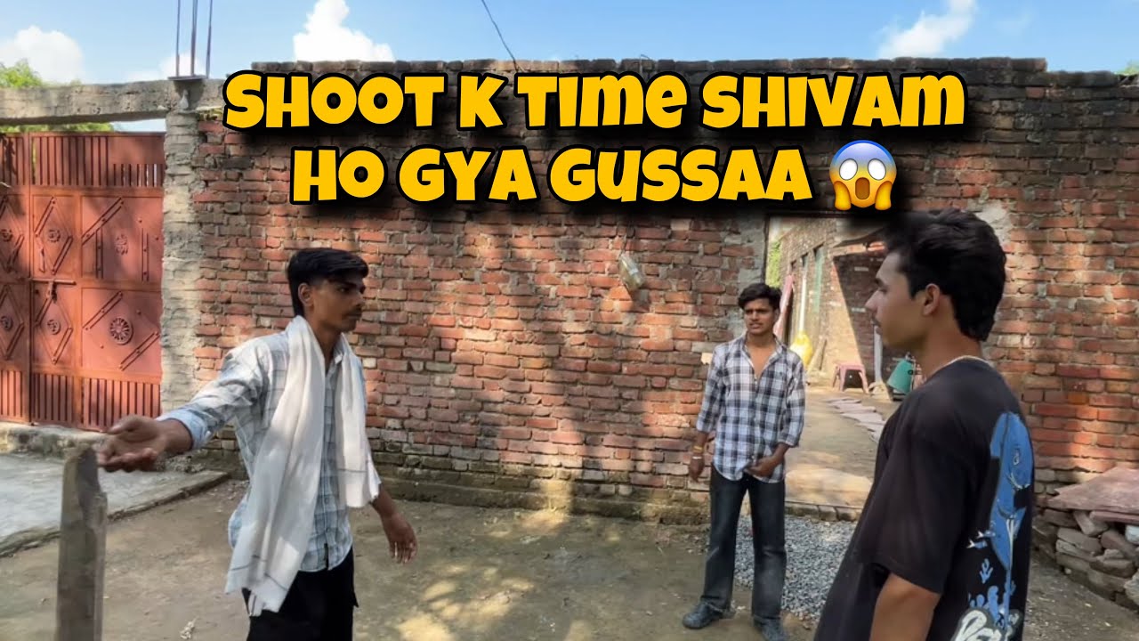 Shoot k time Shivam ho gya gussa 😤|| RIHAN PANDIT #newvlog #bts#behindthescenes#dailyvlog 