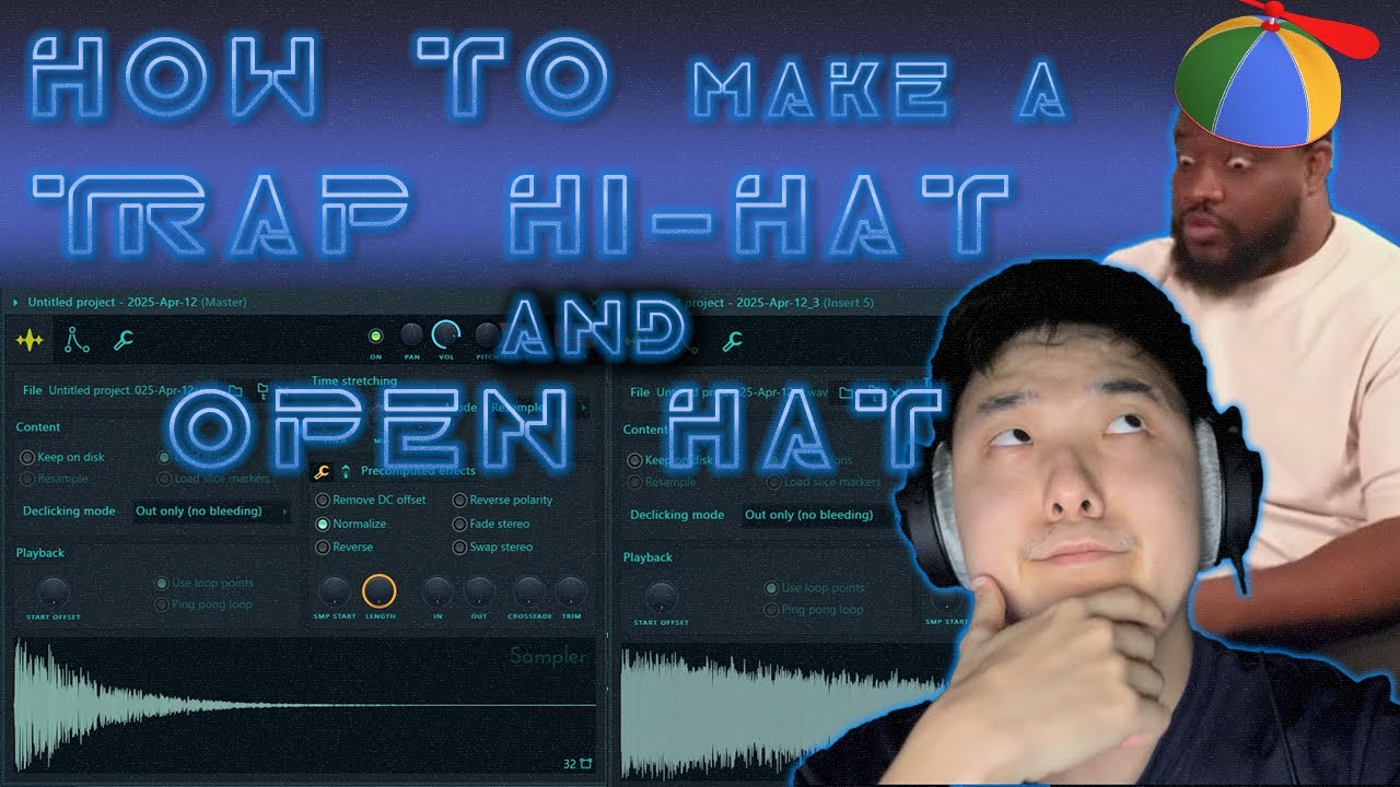 DAWIZVRD: HOW TO MAKE A TRAP HI HAT & OPEN HAT