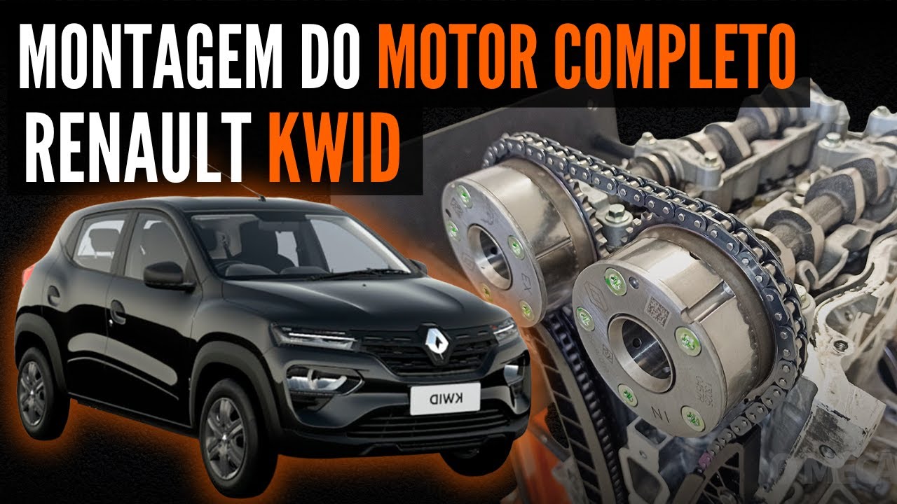 Montagem Completa do Motor do Renault Kwid 1.0 12V 3 Cilindros - Oficina Mecânica Arocar