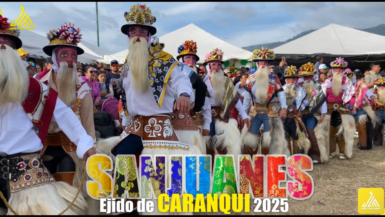 💐Sanjuanes EJIDO DE CARANQUI 2025 | IBARRA ECUADOR 4K | 🎺Banda santa marianita del olivo | Pt. 1 / 3