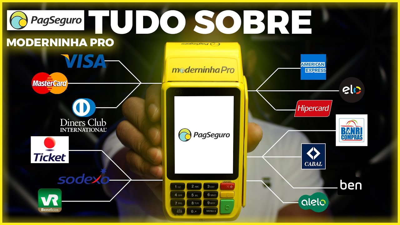 SAIBA TUDO SOBRE A MAQUINA DE CARTÃO MODERNINHA PRO DO PAGSEGURO/PAGBANK (ATUALIZADO 2022)