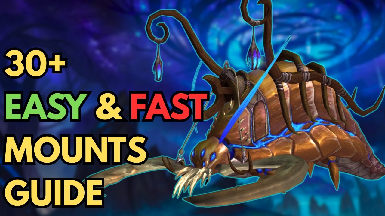 30+ Easy Mounts You Can Get in Less Than 19.1 Minutes in World of Warcraft | Shadowlands | Guide