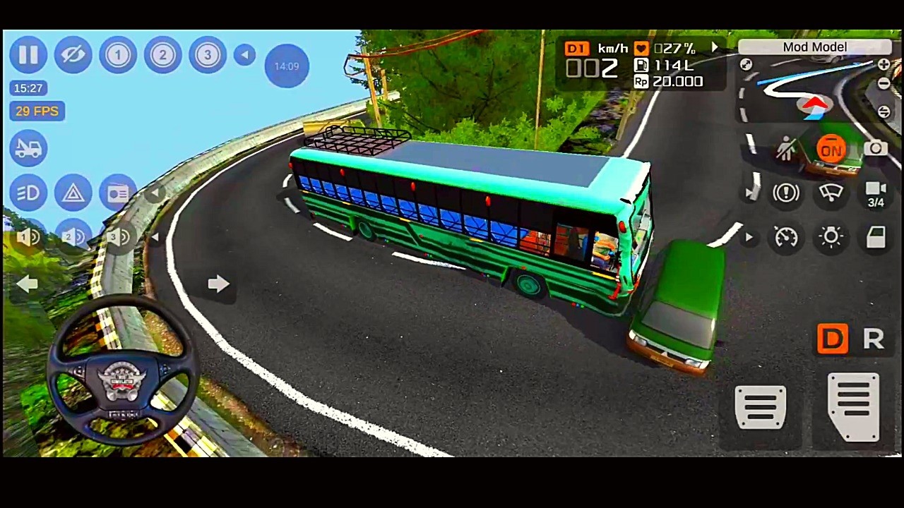 Ooty Hairpin Bend| Bus Wala Game| Bus Driving Risky Turning on Hairpin Bend Road| Android Games