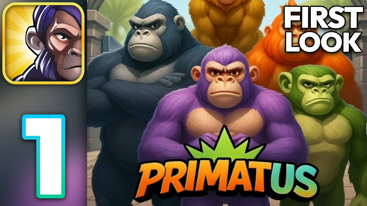 Primatus - Walkthrough Gameplay Part 1 - Tutorial (iOS, Android)