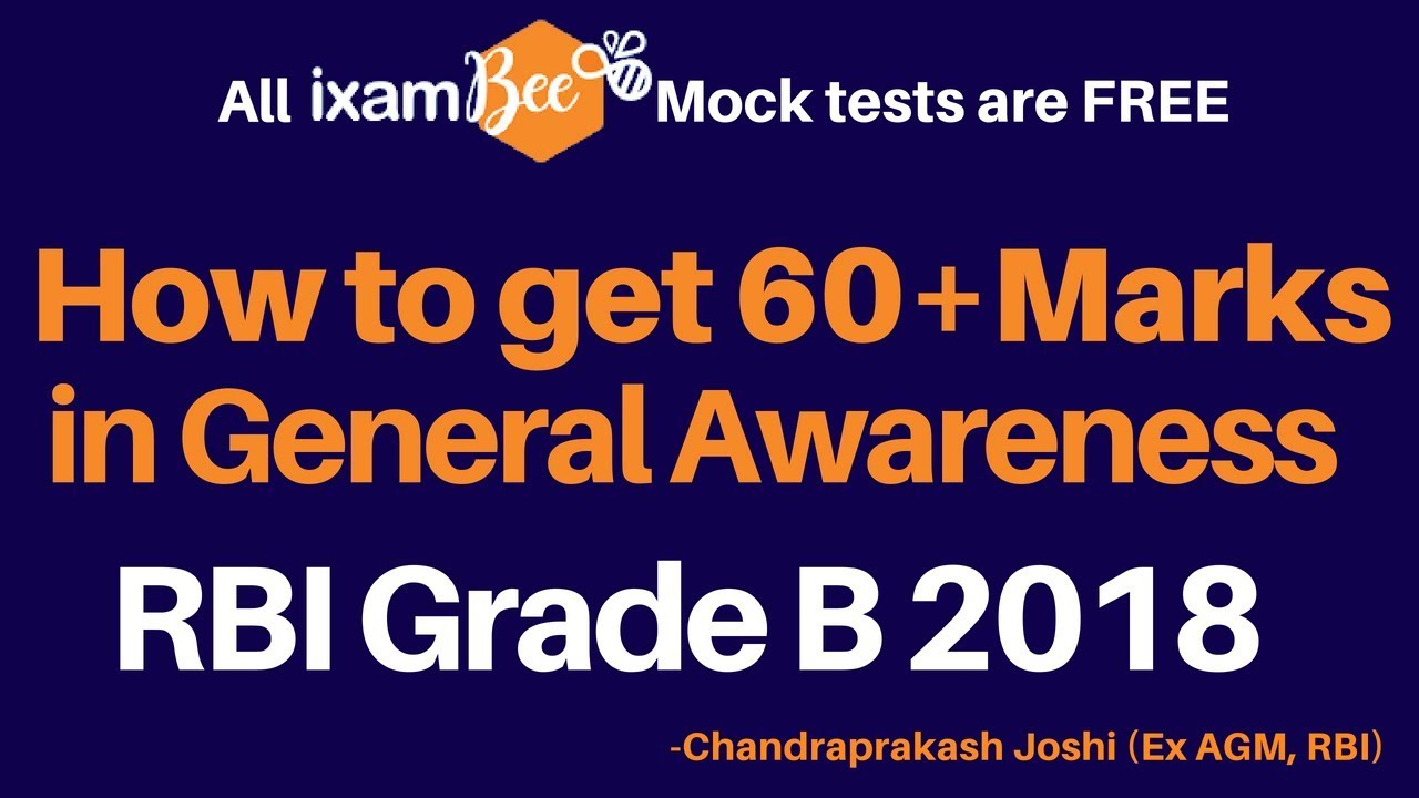 Previous Year questions of General Awareness for RBI Grade B 2018