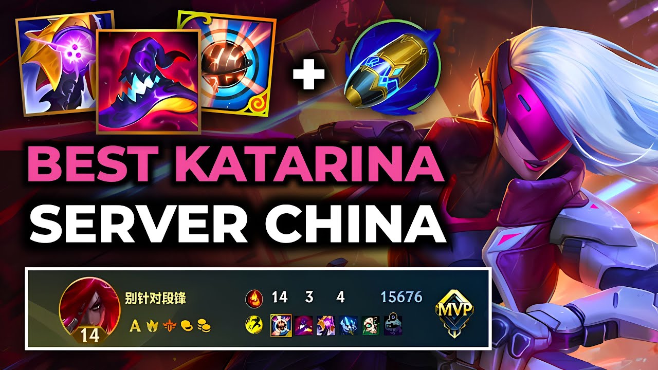 Katarina Wild Rift China - Build Runes Guide Patch 6.3g - Gameplay Katarina Season 19