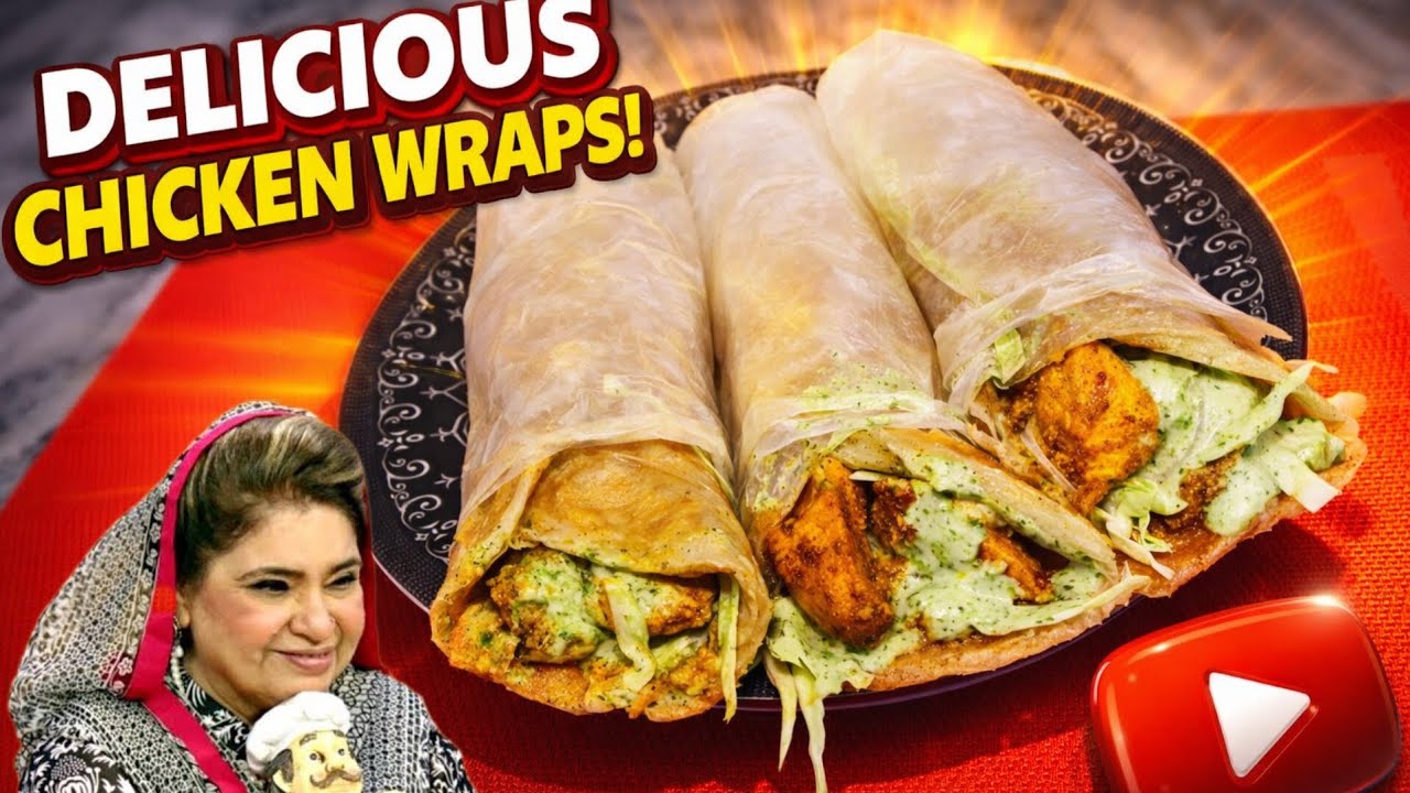 Ramzan special chicken tikka wraps at home by @mahaskitchen6477 @MasalaTVRecipes #ramzan #like 