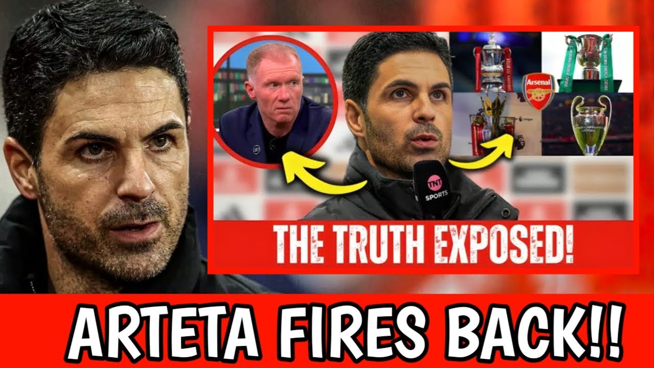 🚨😳 ARTETA FIRES BACK! Cryptic Reply to Paul Scholes Shocks Fans 🛑