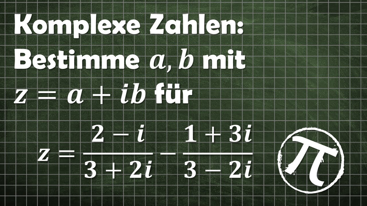 Komplexe Zahlen: Standardform (a+ib) bestimmen #5