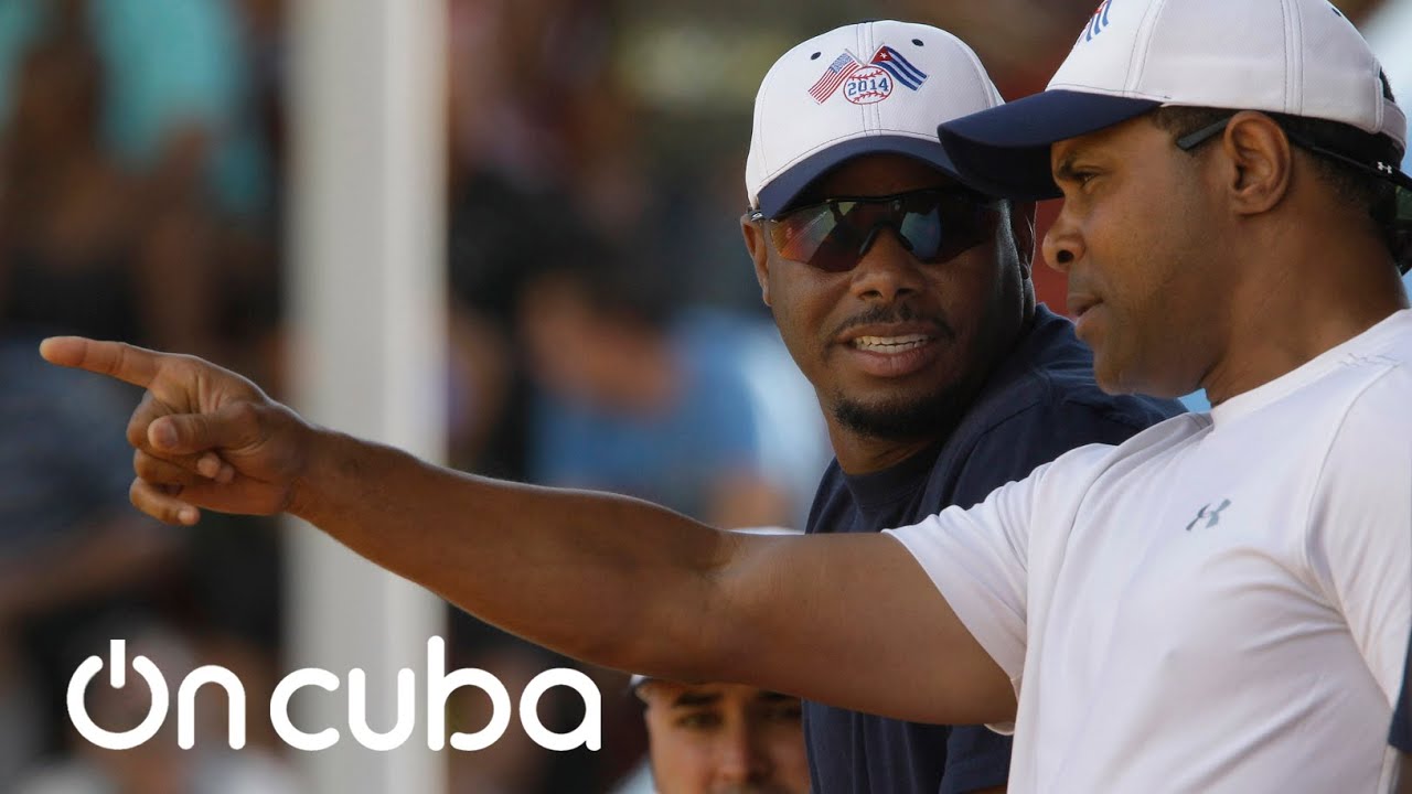 Ken Griffey Jr. y Barry Larkin de visita en La Habana: 