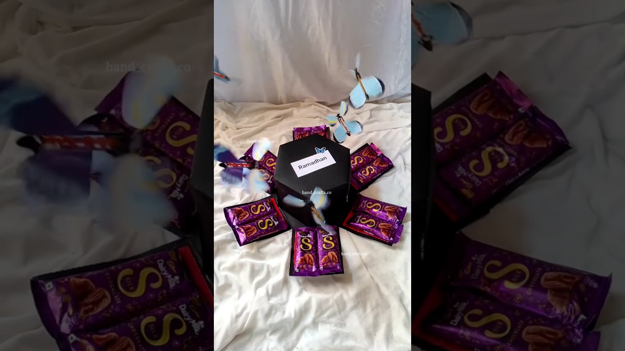 eid special 😍 Customised chocolate butterfly box 🥳🎁 #gift #eid #ramadan #eidmubarak #eidspecial