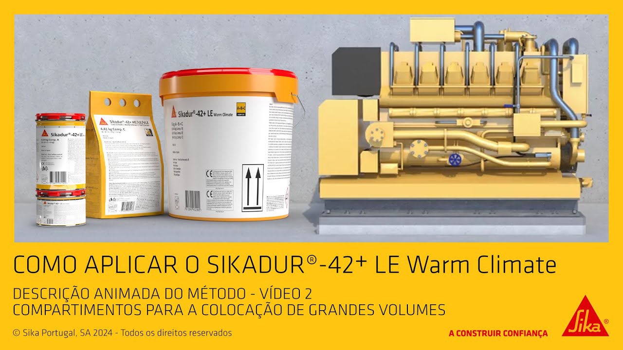 Sikadur® 42+ LE Warm Climate - Vídeo 2