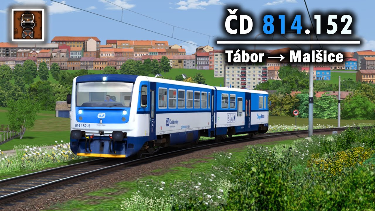 Train Simulator ▪ ČD 814.152 || Tábor → Malšice || 2K