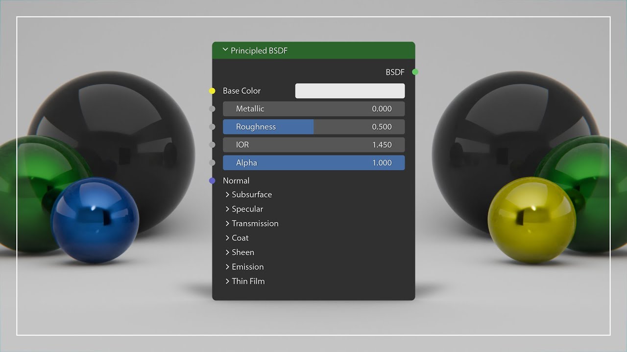 UNDERSTANDING THE PRINCIPLED BSDF NODE IN BLENDER 4 2