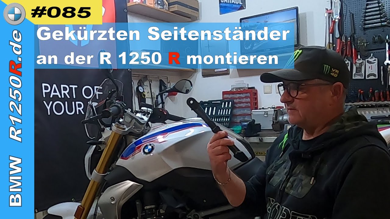 BMW R 1250 R / RS | Seitenständer austauschen | #motovlog 85 | Montagevideo