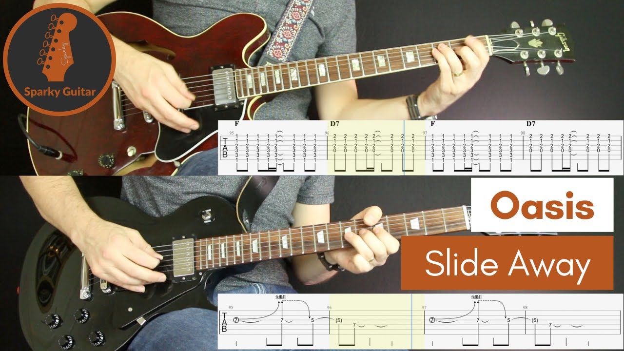Slide Away - Oasis (Guitar Cover #99 with Tabs)