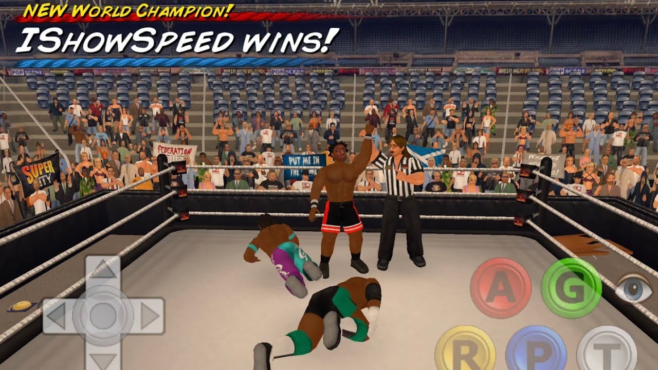 IShowSpeed's first title match against both opponents that he had lost to | Wrestling Empire #769