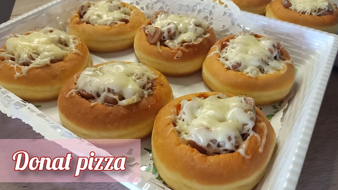 RESEP DONAT PIZZA PALING ENAK || DONAT EMPUK DAN LEMBUT