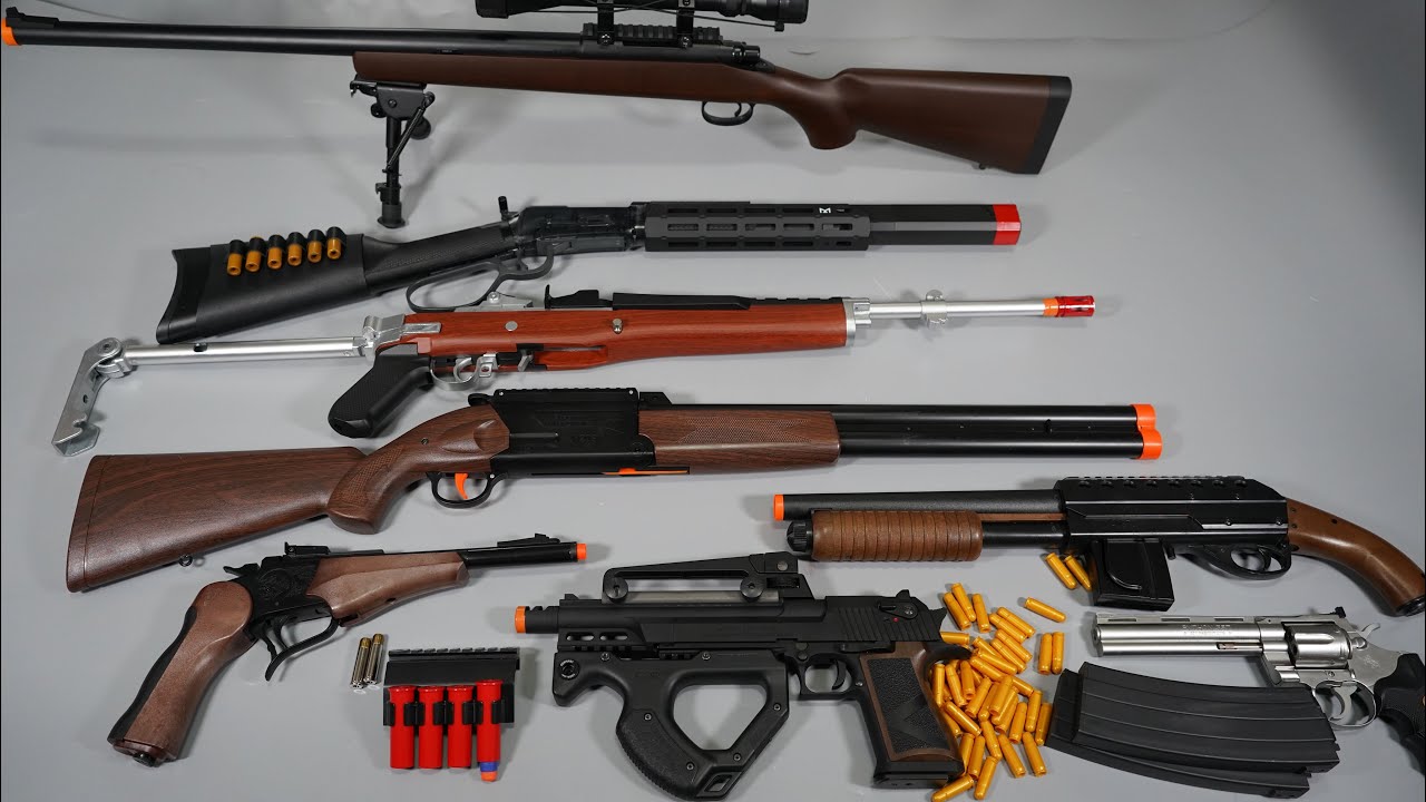 Hunter Weapon Shell ejecting ToyGun Nerf Gun Airsoft Shot Gun - Realistic Toy Guns Collection
