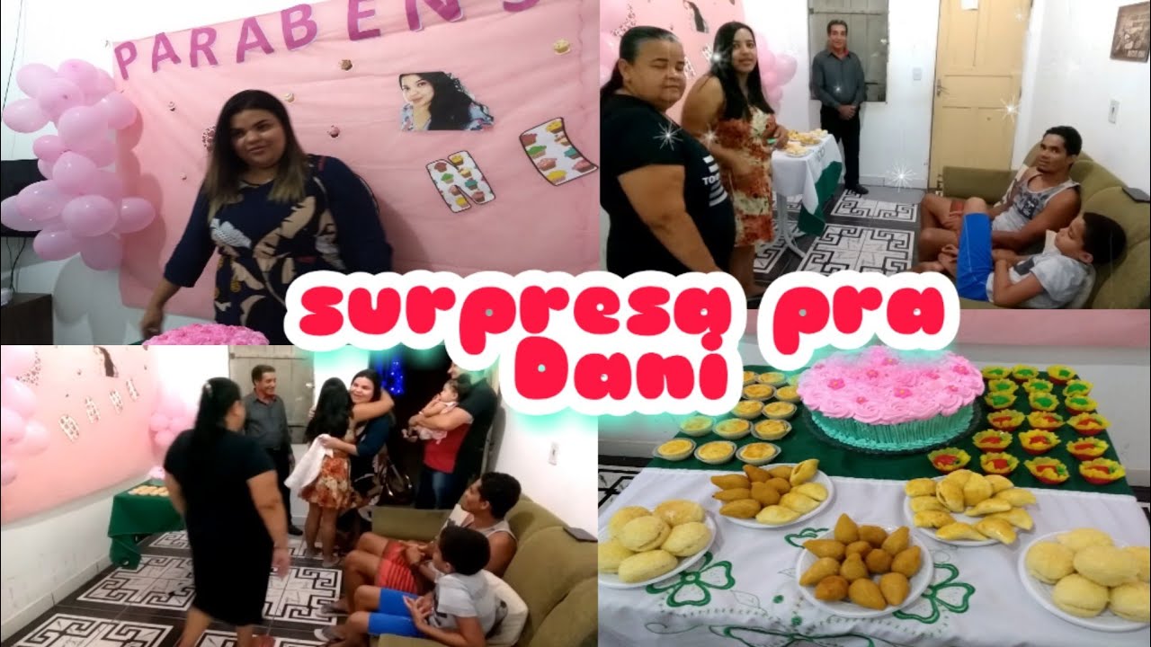 ANIVERSÁRIO SURPRESA PRA DANI LIMA 🎂(TUDO SIMPLES MAIS FOI DE CORAÇÃO)