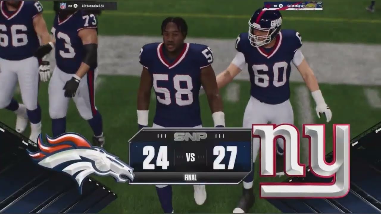 Madden 26 Franchise Season 3 vs Broncos