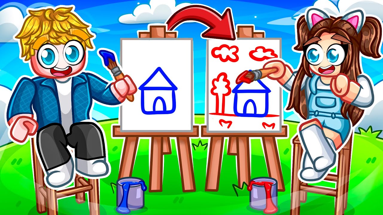 Roblox DRAW And SWITCH! /w KatherineElizabeth