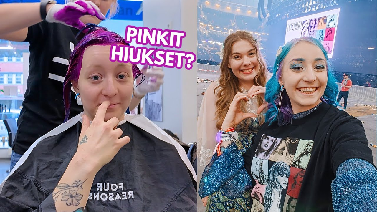 Värjäsin uudet hiukset ja kävin Taylor Swiftin keikalla!