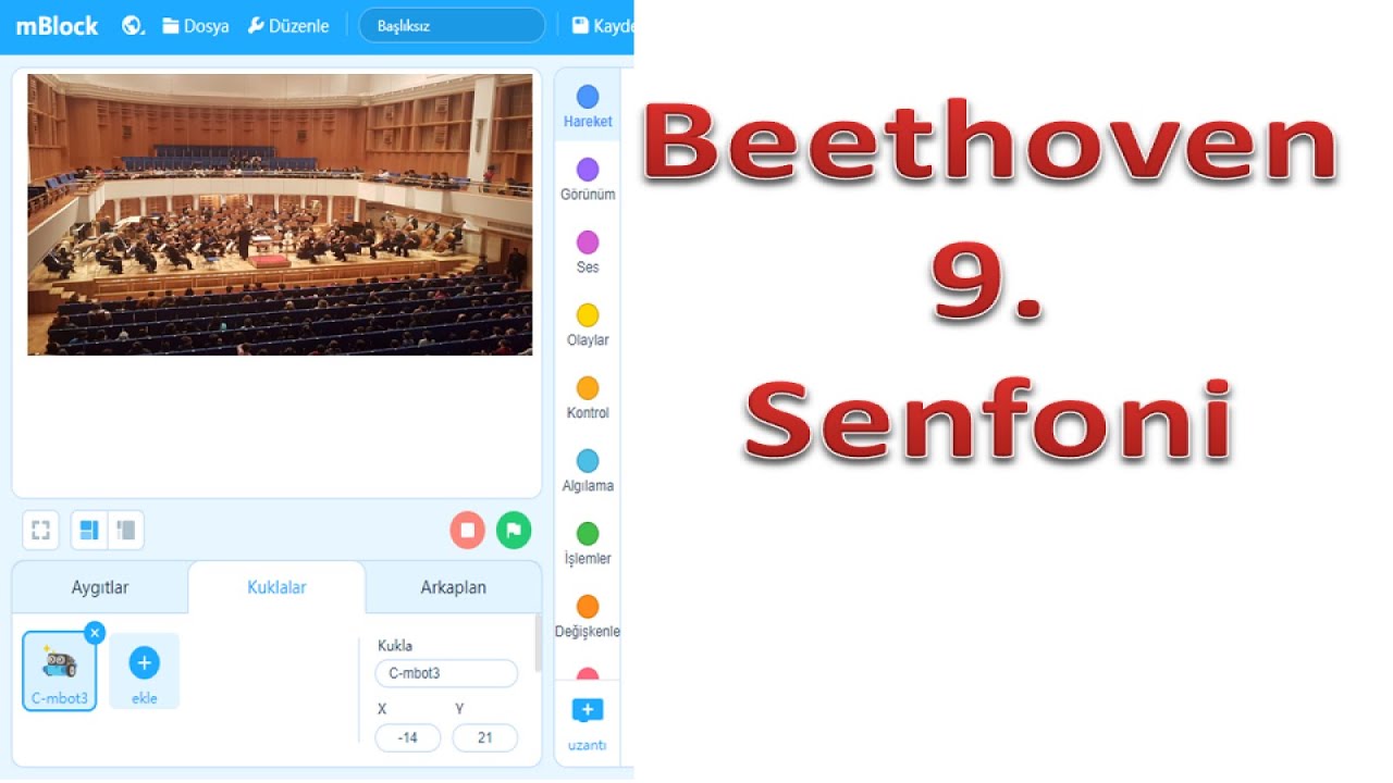 Bölüm36- Mblock5 ile Mbot-Beethoven 9. Senfoni