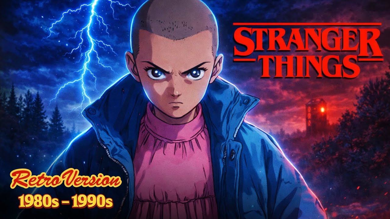Stranger Things as a LOST 80s Anime OVA (Retro VHS Style)