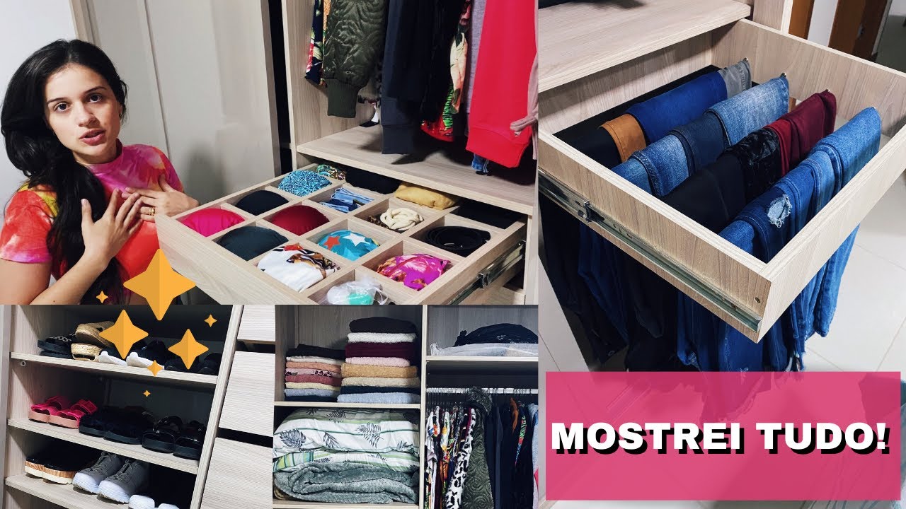 TOUR PELO MEU GUARDA-ROUPA PLANEJADO