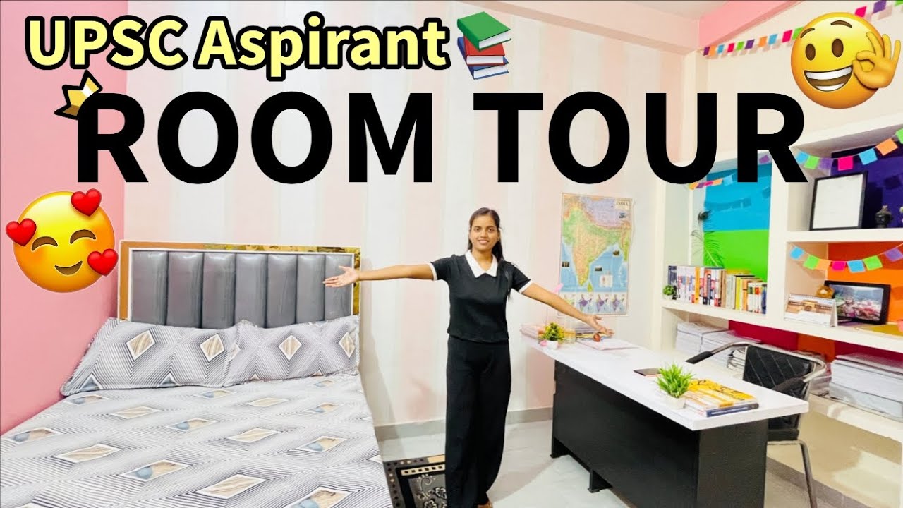 UPSC Aspirants Room Tour vlog 🥰📚 Rented Room or Hostel ? #vlog #roomtour #study