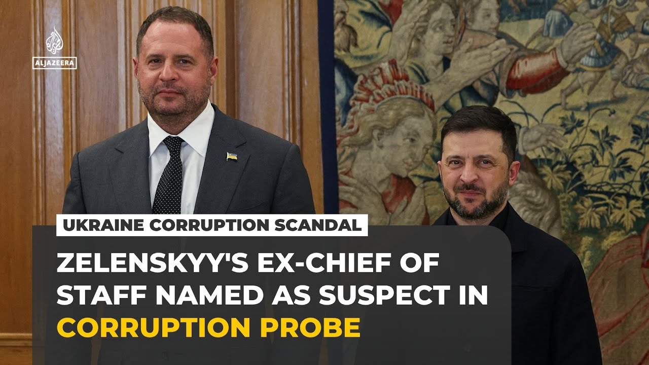 Zelenskyy&rsquo;s ex-chief of staff named as suspect in Ukraine corruption probe